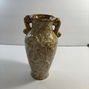 Vintage Porcelain Cream Vase & Accents Double Handles Grape and vines